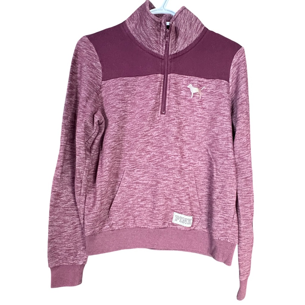 Victoria's Secret Pink Quarter-Zip Sweatshirt